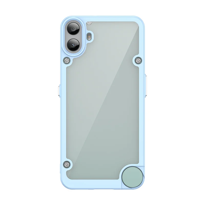 Clear Shockproof Phone Case Cover - Transparent Protective Bumper