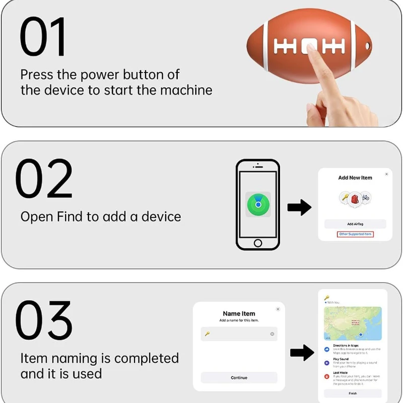AirTag Compatible Pet Tracker: Key Ring/Collar Attachment with Worldwide Find My Network Support and MFI Certification for iPhon