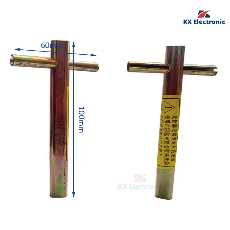 1pcs 100mm Extended Type Elevator Triangle Key / Professional Triangle Key / Train Triangle Key For Elevator Door