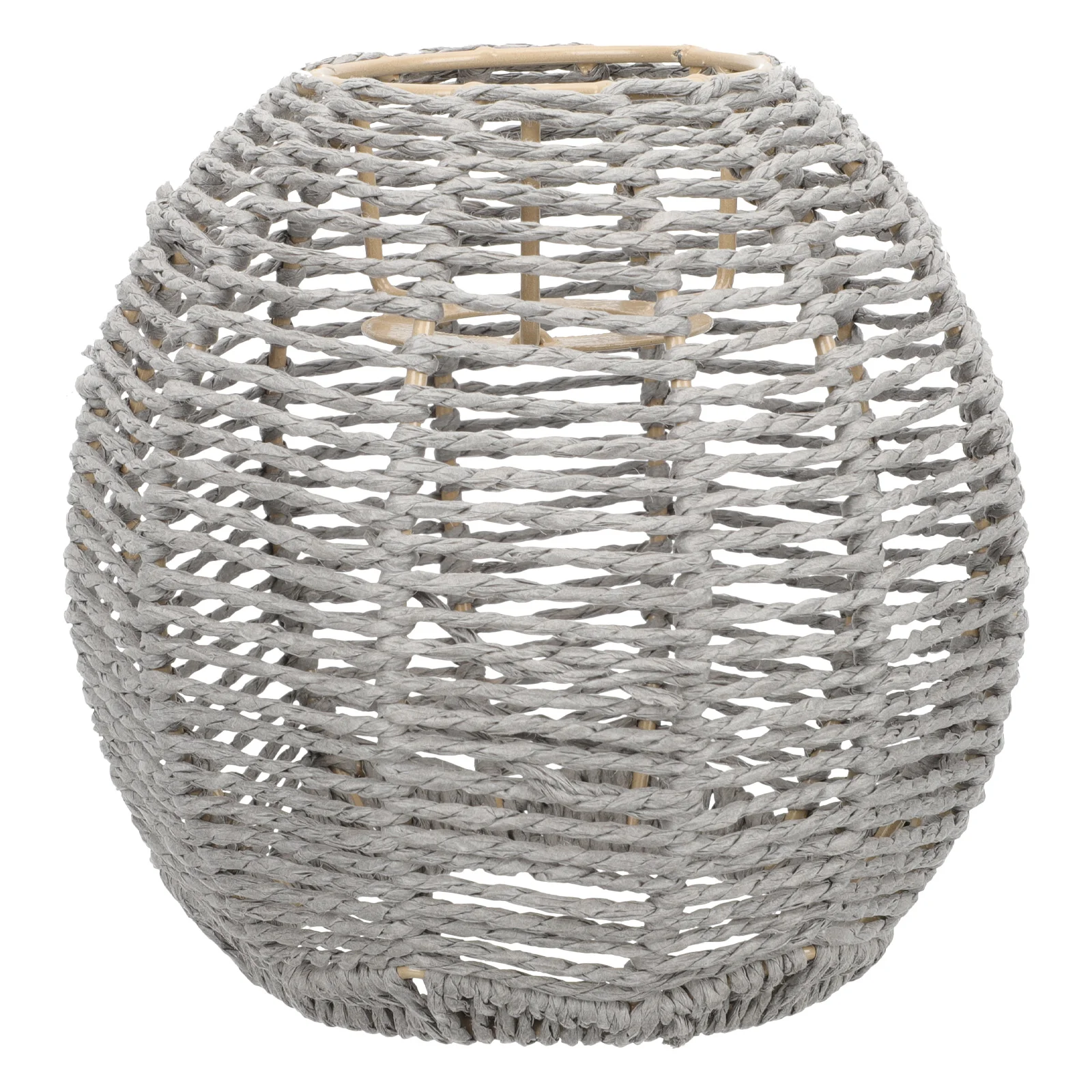 

Imitation Rattan Lampshade Screen Paper Lampshades for Handwoven Natural Lantern Vintage Floor