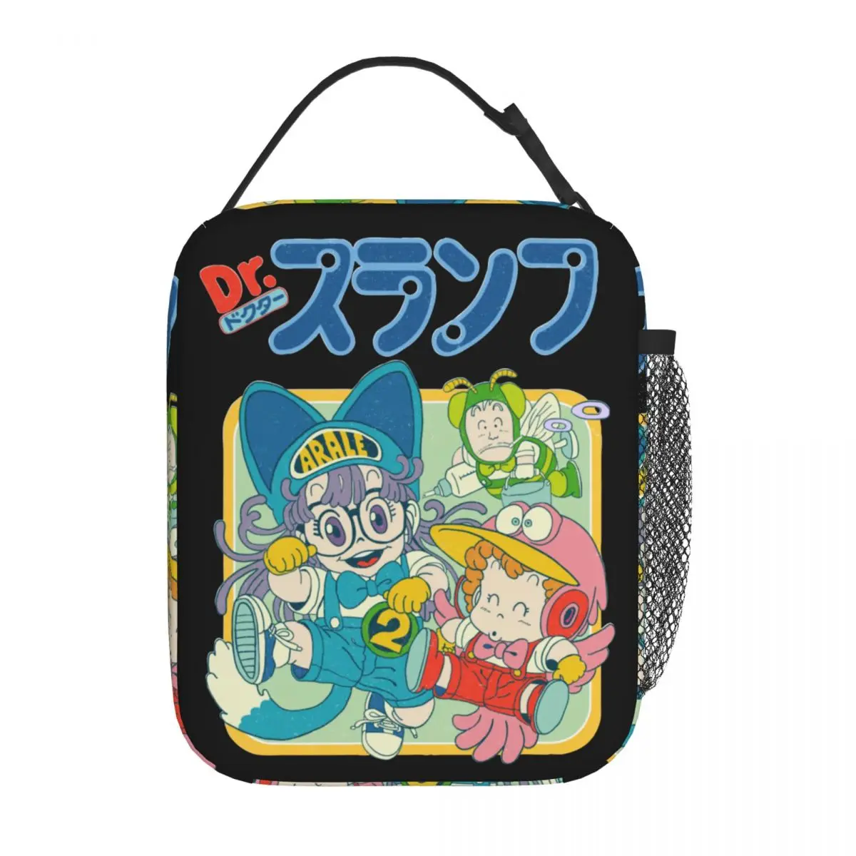 

Arale Dr.Slump изолированный Ланч-бокс термальный Ланч-бокс аниме портативный тоут Ланч-бокс для девочек и мальчиков для офиса и пикника