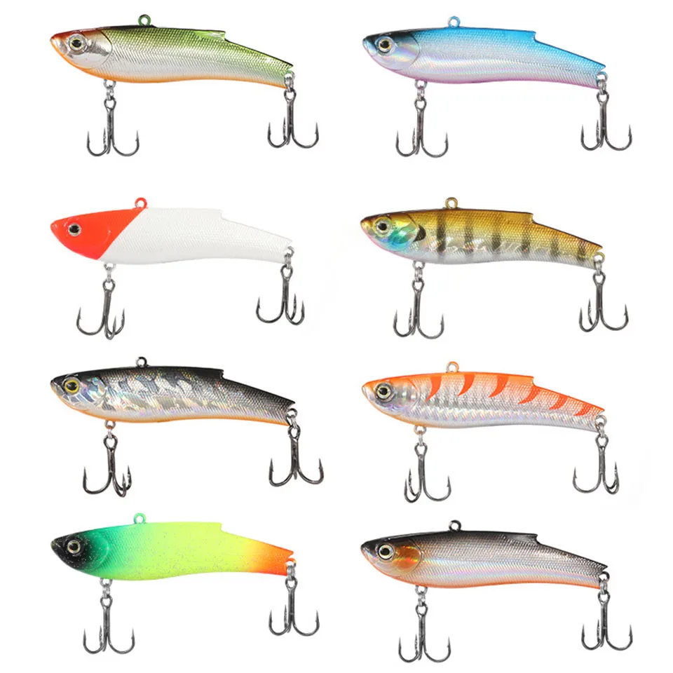 1PCS 8CM/23G 9CM/33G Plastic VIB Fishing Lure Long Casting Rattlin Iscas Hard Bait  Vibration Artificial Wobbler For Trout Pesca