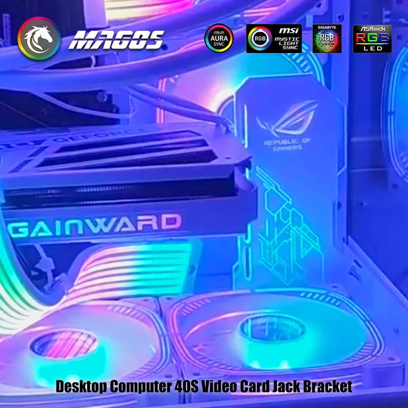 4090 GPU Holder Jack Support 40 Series VGA Bracket RGB Flow MSI