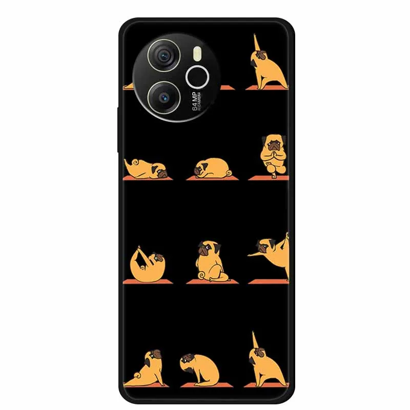 Enhanced Product Title:  
Premium Black Silicone Soft Back Cover Case - Sleek and Durable Phone Shell/Coque, 6.78