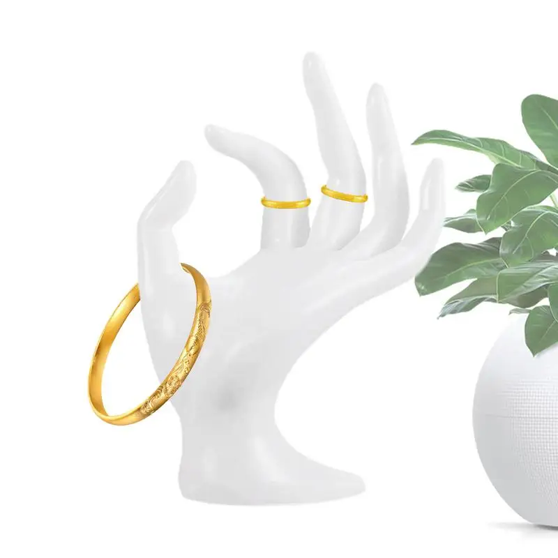 

Ring Holder Display Creative PK Mannequin Hand Ring Display Stand Bracelet Ring Stand Jewelry Display Holder Jewelry Organizers