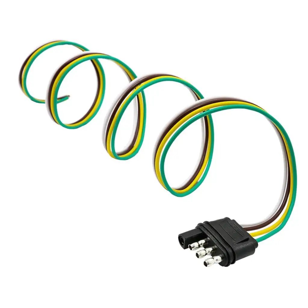 

4-Way Trailer Wiring Connection Extension Harness for