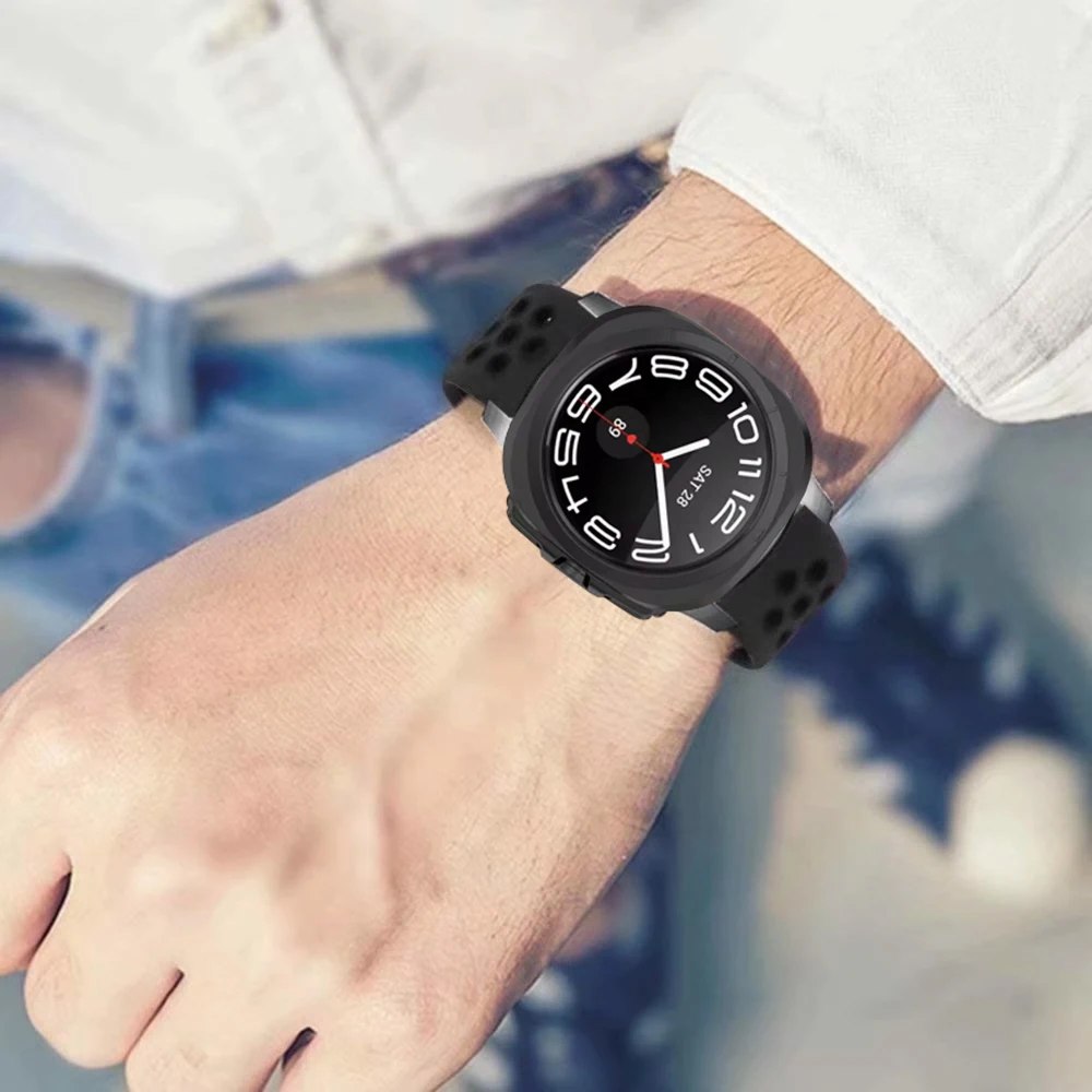 Breathable Silicone Sport Band for Smartwatch - 47mm Strap