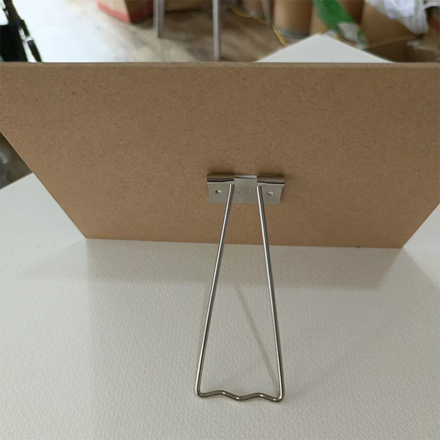 Supporti Per Cornici A Piedistallo - 15 Pezzi Con Viti, Per Foto, Dipinti E Album, Colore Nero - Foto 2