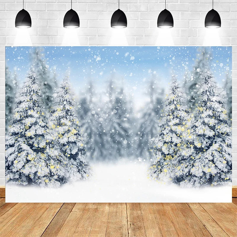 1x Christmas Photography Background Cloth Christmas Tree Snowman Pattern New Year&s Party Photography Props Backgrou