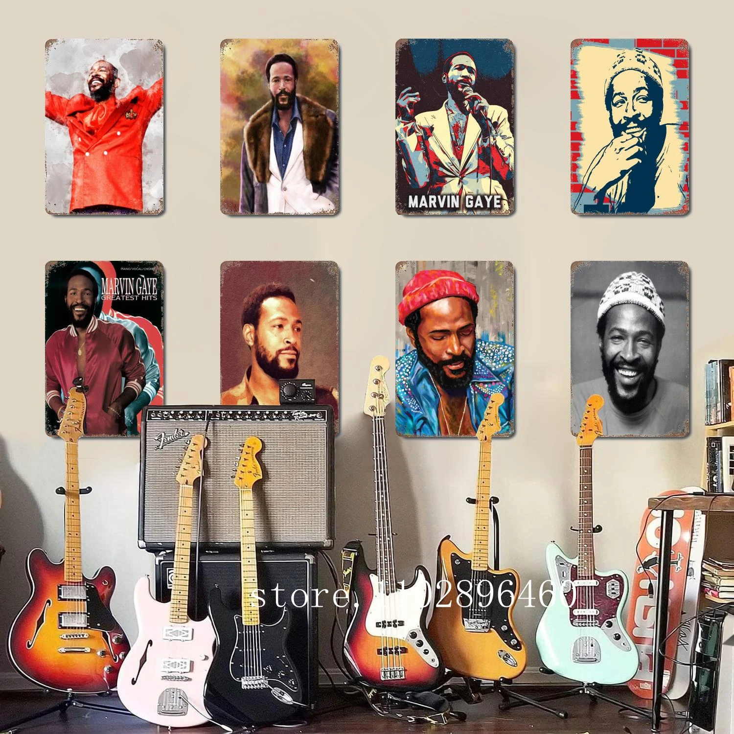 

marvin gaye Metal Plaques & Signs wall decor Vintage Tin Signs Captain Metal Poster Decor for Bar Pub Club Wall Decoration