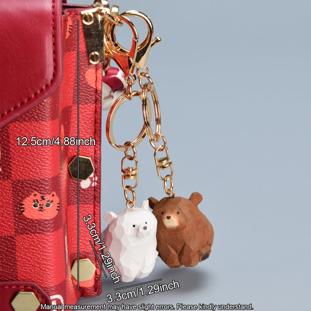 Portachiavi Orso in legno 8 Portachiavi Orso in legno - immagine 4