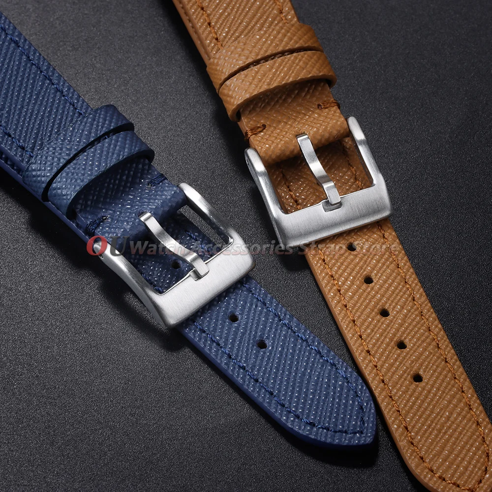 Premium Handmade Top-Grain Cowhide Leather Watch Strap with Quick Release