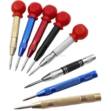

Woodwork Tool Drill Bit Automatic Center Pin Punch Spring Loaded Marking Starting Holes Tool Wood Press Dent Marker