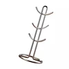 1Pc Practical Desktop Coffee Cup Holder Kitchen Tea Mug Hanging Storage Drain Rack Stand  Glass Home Supplies    6