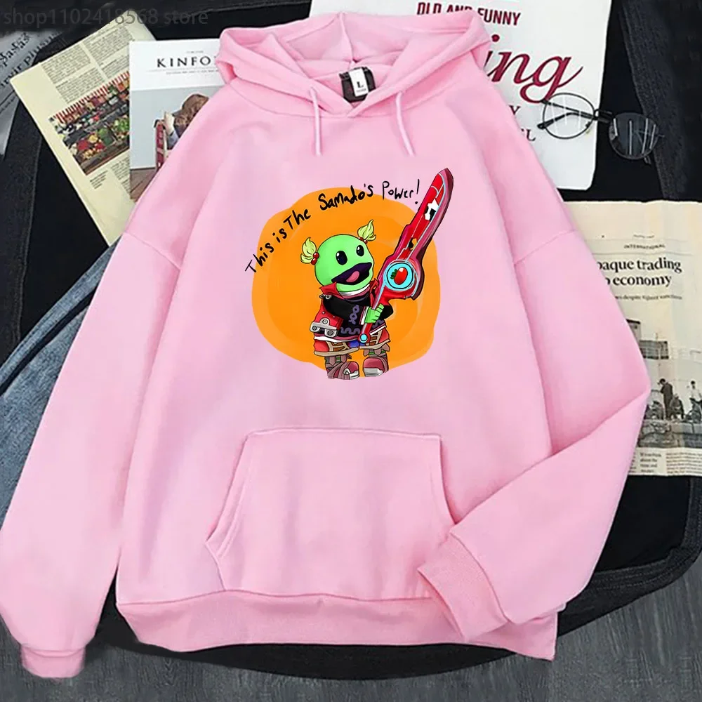 Cartoon Anime Nanalan Hoodie A Commission for Varkarrus Print Sweatshirt Kawaii Cute Clothes Women Pullover Men Clothing Unsiex
