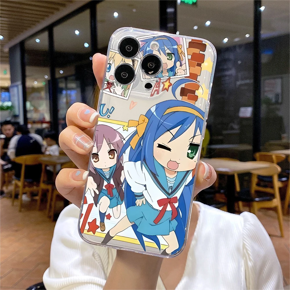 Kawaii Anime Lucky Stars Soft TPU Phone Case