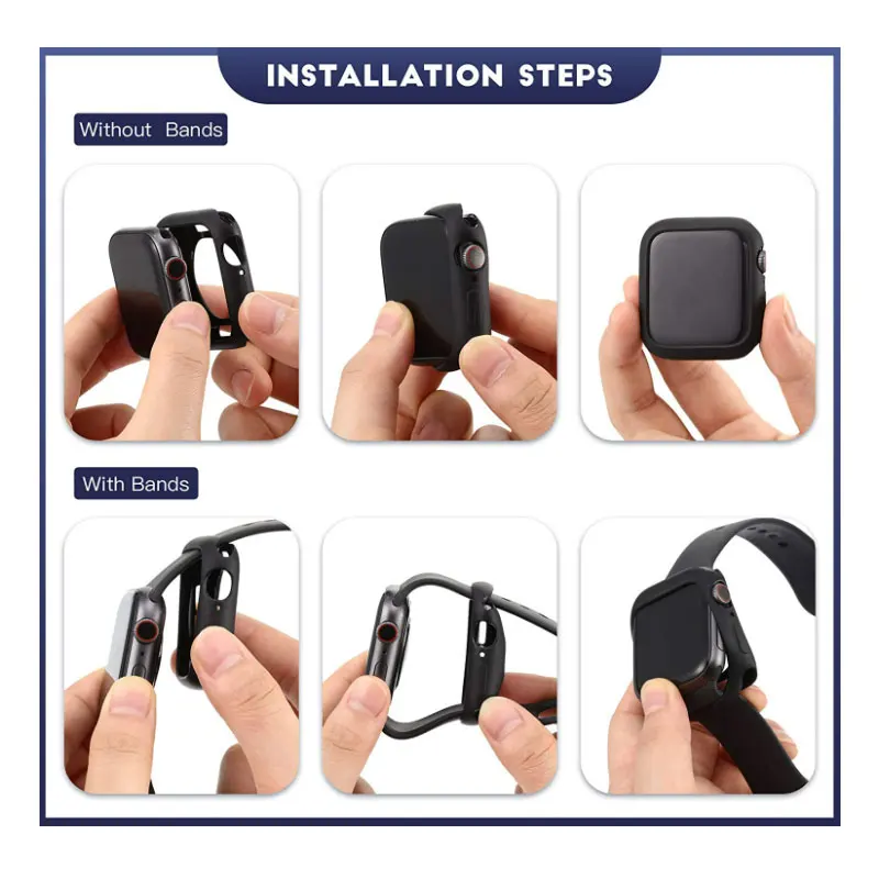 Flexible Silicone TPU Protective Bumper Case