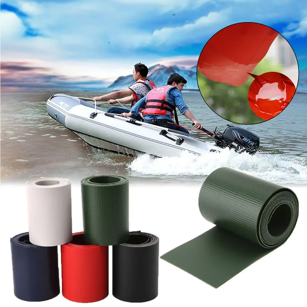 Glued Waterproof 50*1000mm Inflatable Boats Leaking Hole Repairs Kayak Patch Tool PVC Repair Patch Special Damaged Necessity 20pcs plastic welding rods 8 3 4 x 3 8 inch for tpo teo pp bumper kayak repairs power tool accessories