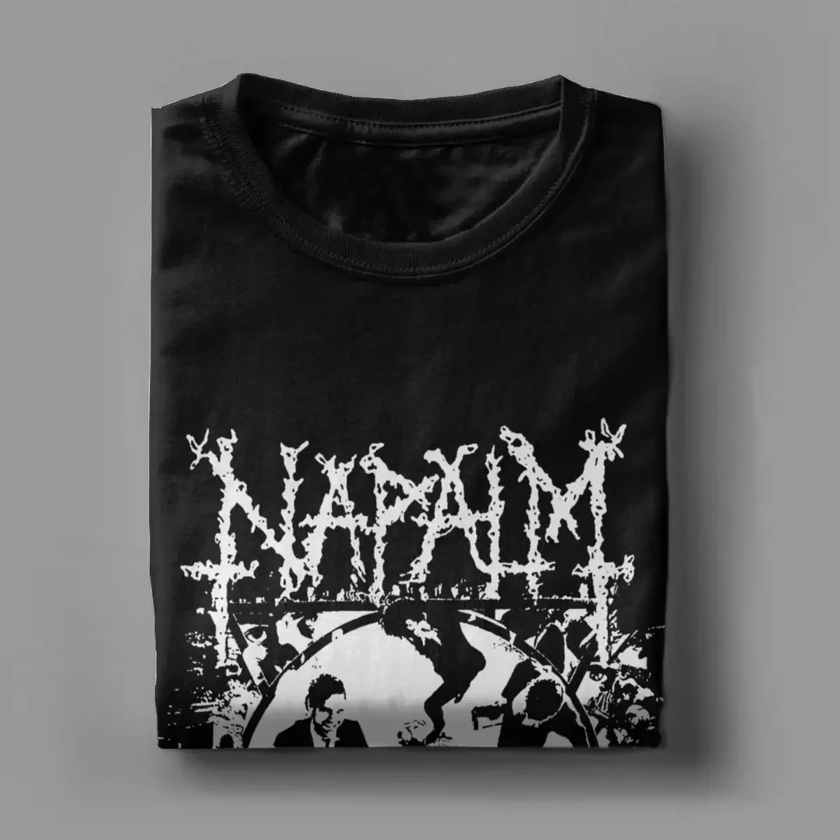 Men Napalm Death T Shirt Cotton Tops Creative Short Sleeve O