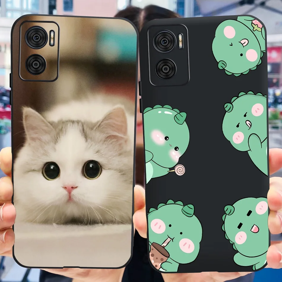 Custodia Carina Per Motorola Moto E22 E22I E22S Cover Posteriore Morbida In Silicone Tpu Per Moto E22 E 22 22I Motoe22S 4G Paraurti