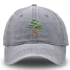 BONSAI  TREE Hat Embroidered ORNAMENTAL TREE Baseball Cap Retro Men Woman Cotton Hat Unisex 5