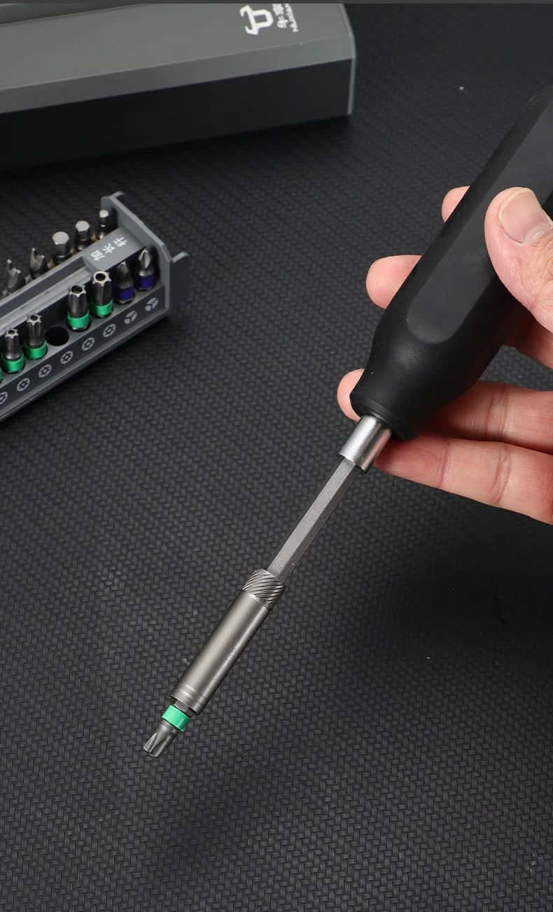 Tournevis Magnétique Multifonction 32-en-1 - Acier Chromé Pour Réparations