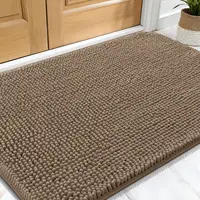 Hapihappy New Door Mat Indoor Chenille Mat Rugs Quick Dry Chenille Entryway Carpet Machine Washable Indoor Outdoor Mat 41X61 1