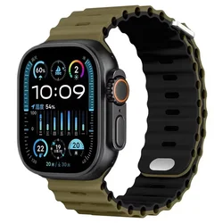Bandeau de montre en silicone Ocean - Conception durable premium pour le confort et le style