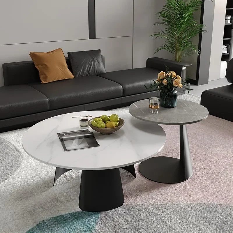 

Flower Modern Dining Round Table Minimalist Center Smart Coffee Table Flower Luxury Mesa Auxiliar Industrial Hotel Furniture