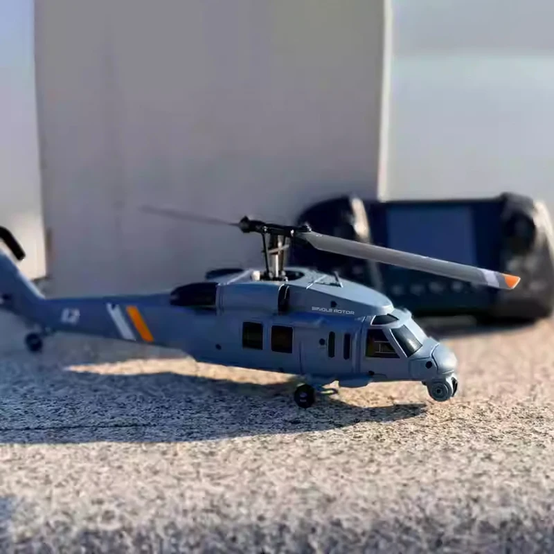 4DRC L2 아파치 군용 원격 조종 헬리콥터 6축 자이로 싱글 로터 8K 공중 광학 흐름 스크린 리모컨 포함 남자아이 선물