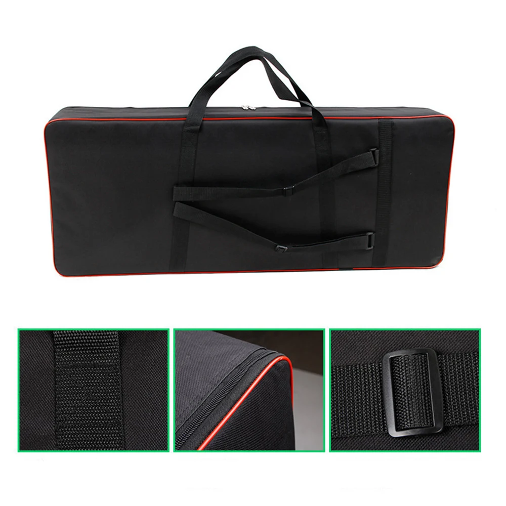 Portable Shockproof And Waterproof Reversible 61 Key Electronic Piano Case Piano Case Padded Keyboard Instrument Protection
