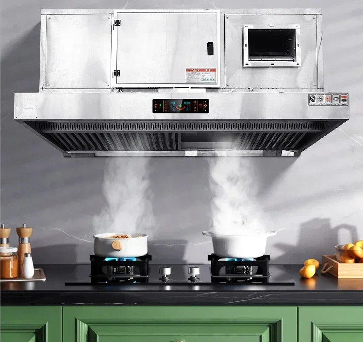Wall Mounted Commercial Kitchen Island Canopy Extractor Range Hood