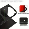 Five Cans Wall-Mounted Steel Aerosol Spray Can Holder Rack Organizer for Garage and Workspace 6