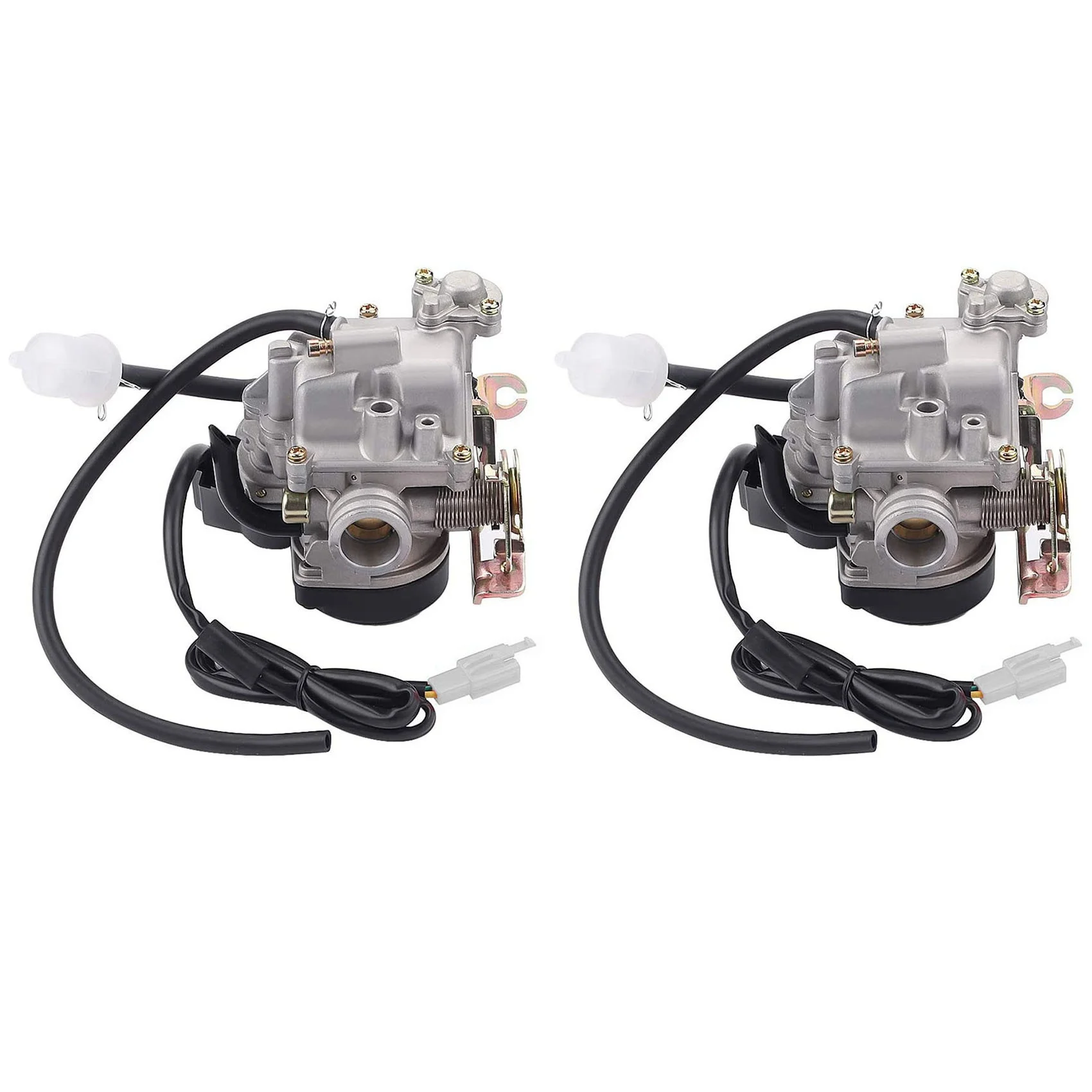 

2X 49Cc Scooter Carburetor GY6 for 4 Stroke 50Cc Taotao Carburetor 20mm Big Bore 139QMB 139QMA PD20J Moped ATV