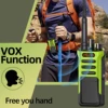 Chierda TC-318 Walkie Talkies UHF Group Call Wireless Copy Frequency VOX Transceiver Two Way Radio for Hunting Hotel Police 4