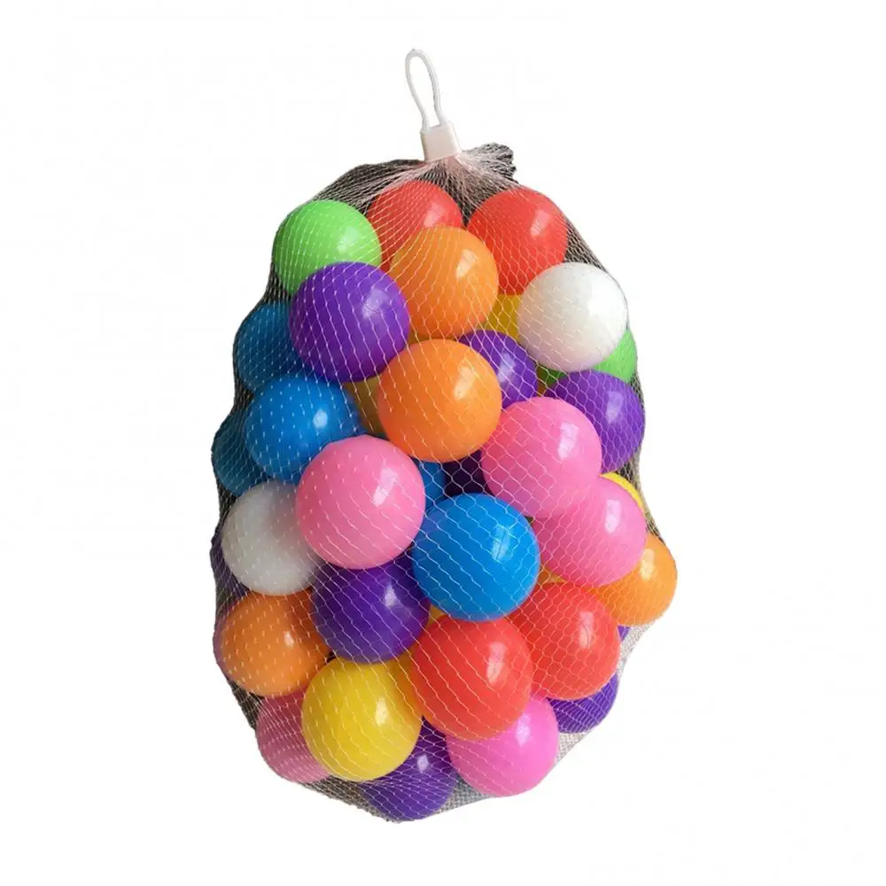 

50pcs Secure Toy Balls Baby Kid Pit Toy Swim Fun Ocean Ball Amusement Park Colorful Soft Plastic Ocean Ball