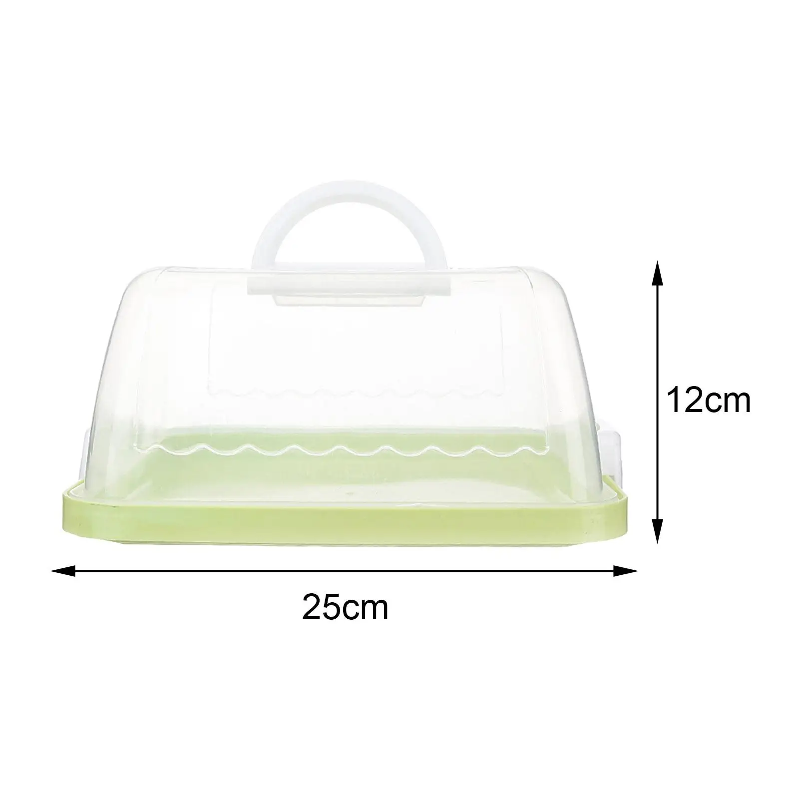 Pie Cake Carrier with Lid Multipurpose Muffin Tart Cookie Dessert Keeper Cake Stand for Picnic Party Cookies Cupcake Kitchen 6