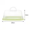 Pie Cake Carrier with Lid Multipurpose Muffin Tart Cookie Dessert Keeper Cake Stand for Picnic Party Cookies Cupcake Kitchen 6