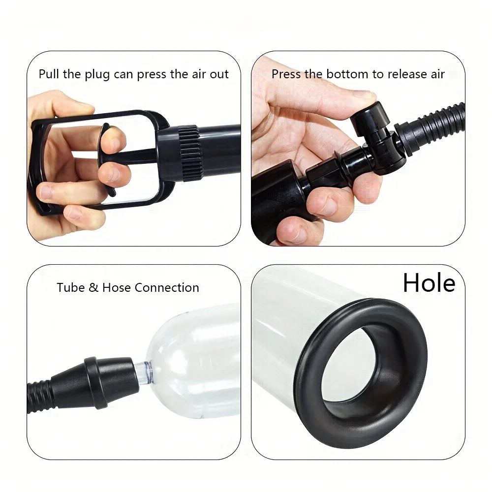Penis Vacuum Pump Vacuum Penis Pump Manual Penis Enlarger Sex Toys Increase Size Masturbation Cock Extender Adults Supplies