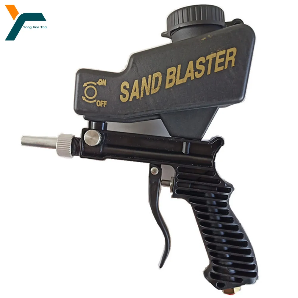 PneumaticSandBlastingToolGravitySandblastingGunAdjustableMini