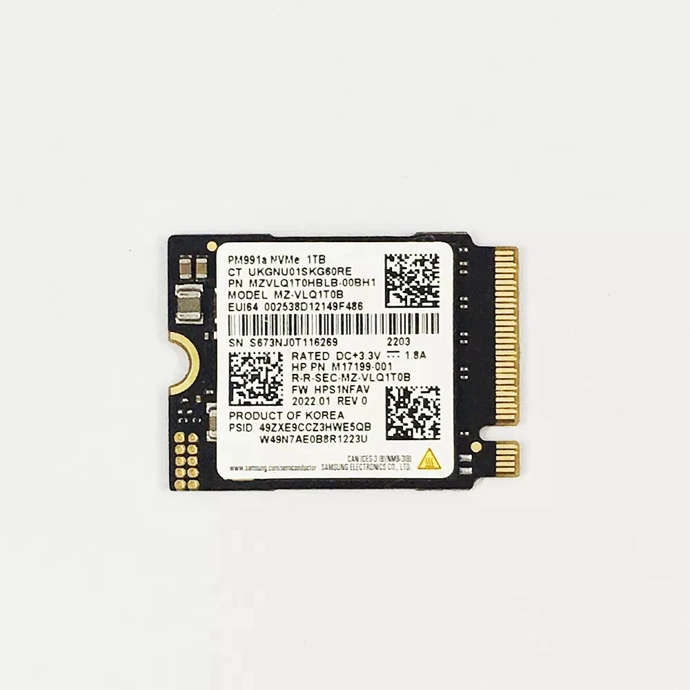 SAMSUNG m.2 NVMe SSD 1000GB