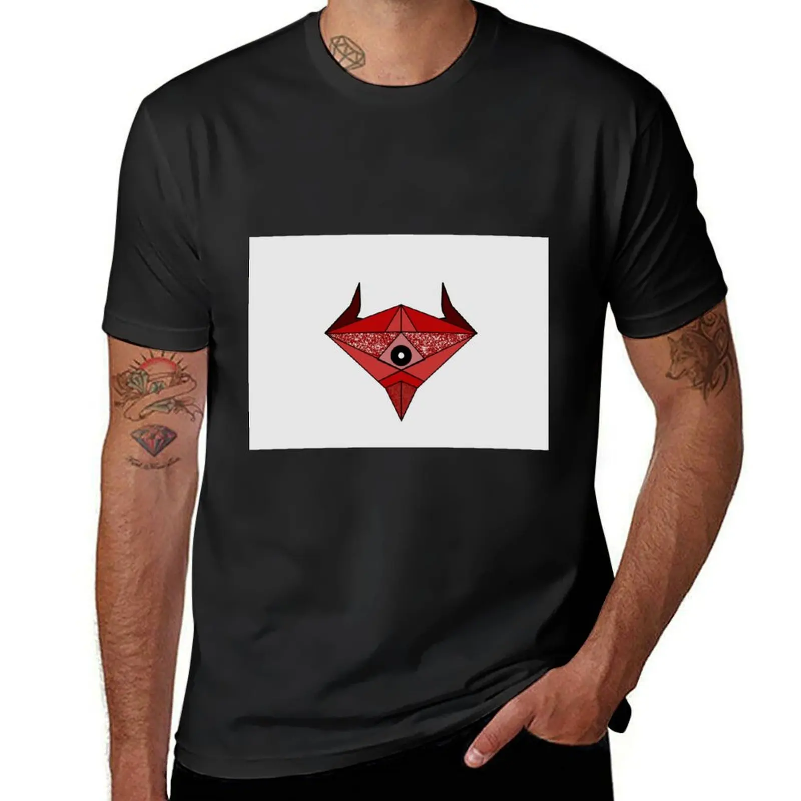 

Demon T-Shirt plus size tops blanks cute clothes sports fans men t shirt