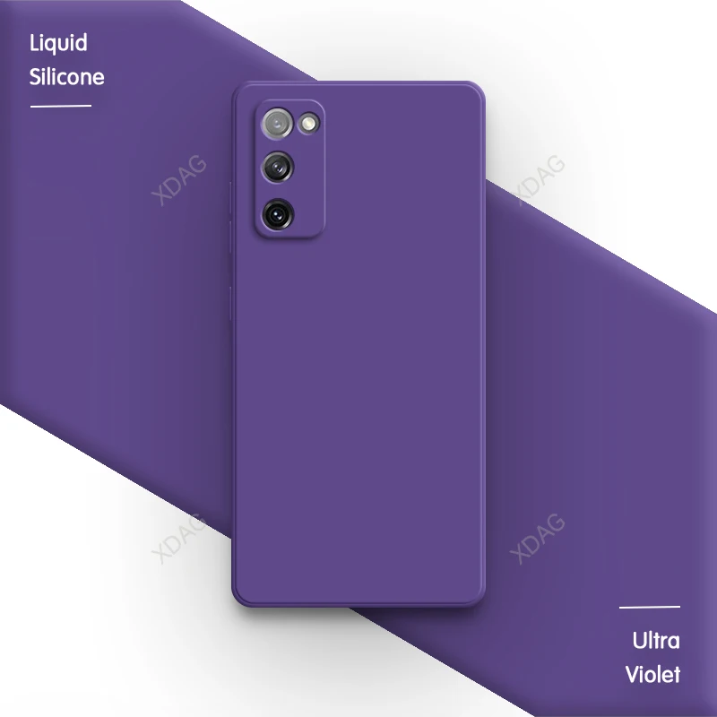 Sleek Soft Liquid Silicone Phone Case - Plain Candy Color Back Cover