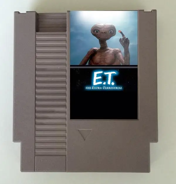 E.T. La Cartuccia Di Gioco Extra Terrestre Per La Console Nes/Fc