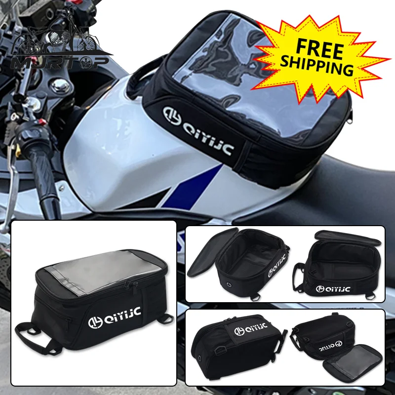 

For DUCATI Monster 821 400 620 695 696 796 1100 1200 1200S Motorcycle Oil Fuel Tank Bag Waterproof Backpacks Motorbike Tail Bags