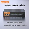 KeepLiNK 10-Port Gigabit Switch with 8-PoE and 2-RJ45 for Uplink Unmanaged Plug and Play KeepLiNK 10-Port Gigabit Switch with 8-PoE and 2-RJ45 for Uplink Unmanaged Plug and Play
