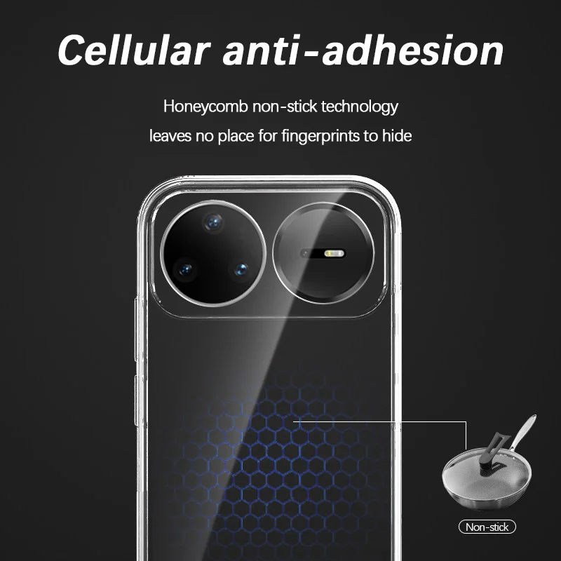 Enhanced Transparent Shockproof Phone Case with Lens Protection - Soft TPU Silicone Cover