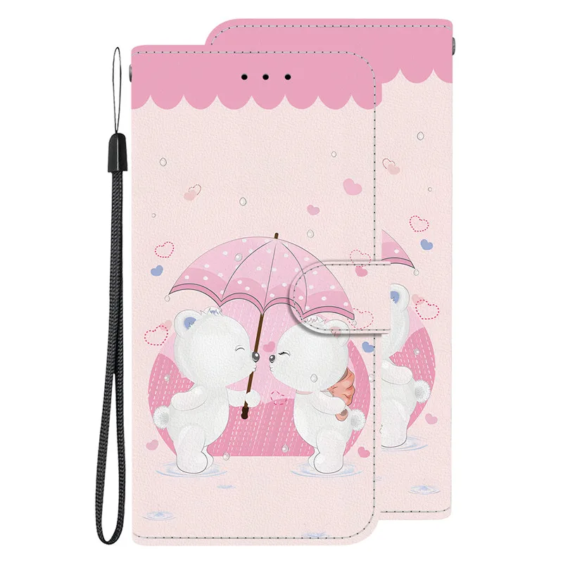 Elegant Floral Leather Wallet Phone Case - Premium Flip Cover
