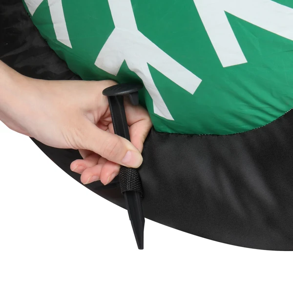  12ft 圣诞老人开车带礼物 12颗LED灯 庭院圣诞老人装饰 24W-33