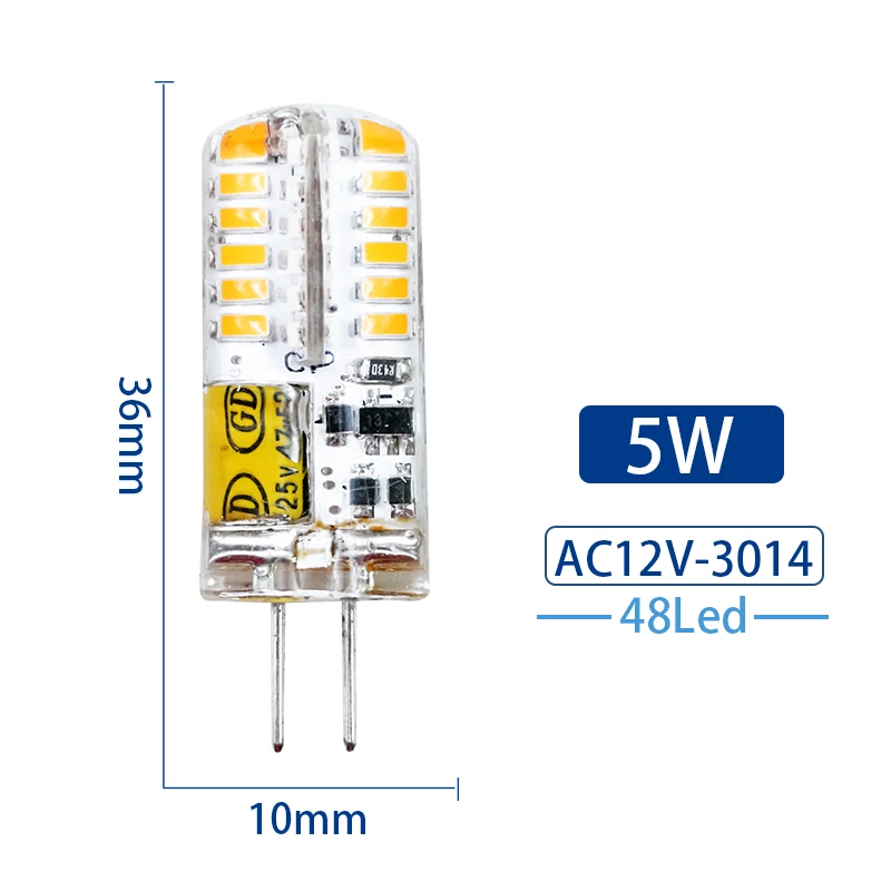 ตัวเลือกสินค้า 1-8Pcs G4 หลอดไฟ LED 2W 3W 4W 5W 7W 9W AC DC12V 220V ข้าวโพดโคมไฟ SMD2835 Spotlight โคมไฟระย้าเปลี่ยนหลอดฮาโลเจน